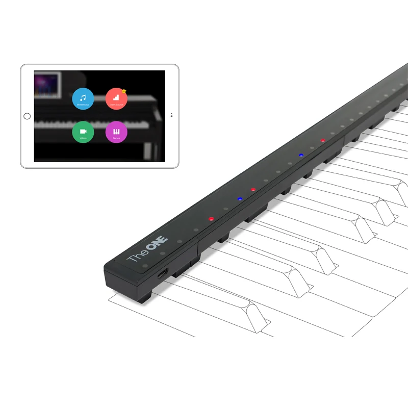 Одно фортепиано Hi Lite подходит для 88 Соединенных светодиодных полос smart Piano bar|bar
