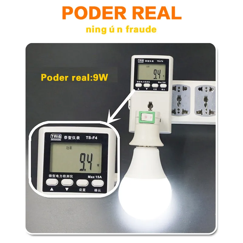 [MingBen] 4PC / lote Lámpara led E27 15W 12W 9W 7W 5W 230 voltios Brillo alto lampara Blanco frío / Blanco caliente bombilla