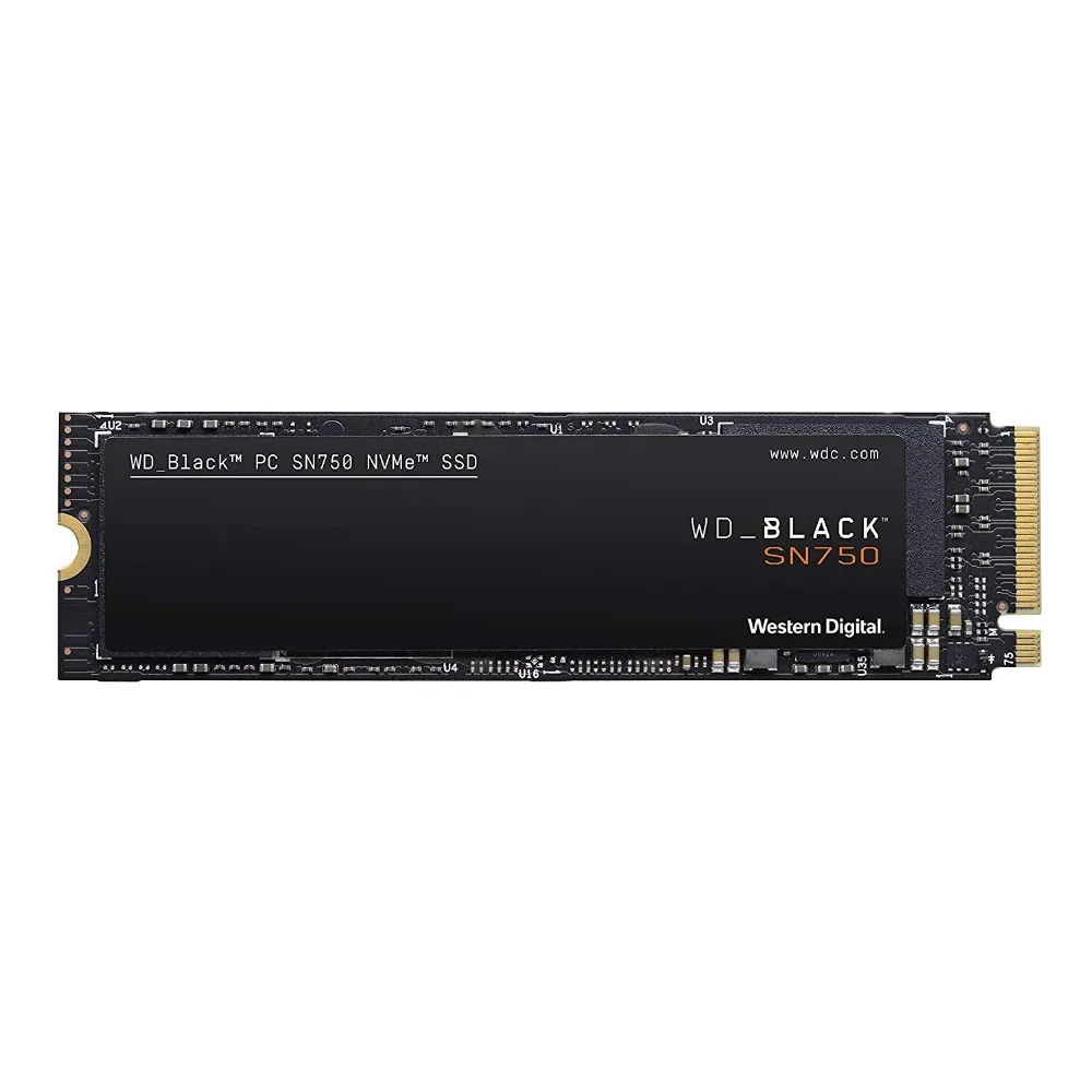 WESTERN DIGITAL WD BLACK SN750 3D NAND SSD 1 ТБ M.2 2280 NVMe PCIe Gen3 * 4 Внутренний твердотельный накопитель