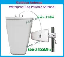800-2500Mhz 10dBi 3G GSM CDMA DCS outdoor Antenna N Female adapter for Cell Phone Signal Booster Repeater Amplifier Waterproof