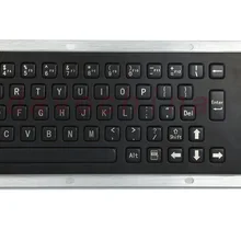 Профессиональный IP65 Вандалозащищенная нержавеющая сталь металлическая клавиатура водонепроницаемый
