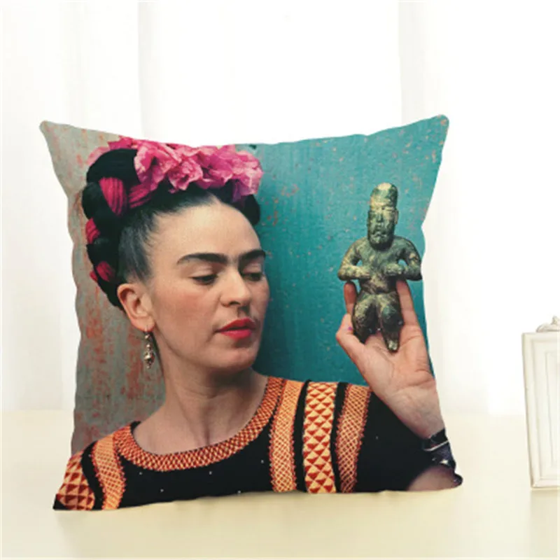 Painting Zara*Women Printed Flower Girls Cushion Cover 45x45cm Woman Throw Pillow Covers Cushions Home Decor Special Pillowcases