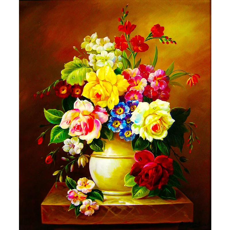 CAMMITEVER Diamond Painting Flowers,Full,Diy,Diamond Painting Painting