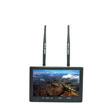 HIEE 7in FPV монитор/Встроенный Lipo аккумулятор и 32CH 5,8G приемник с солнцезащитным колпачком и две антенны