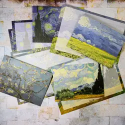 Винтажные изделия ручной работы Kraft бумага для приглашения поздравительной открытки письмо абрикос цветок Звездное вечерние работы
