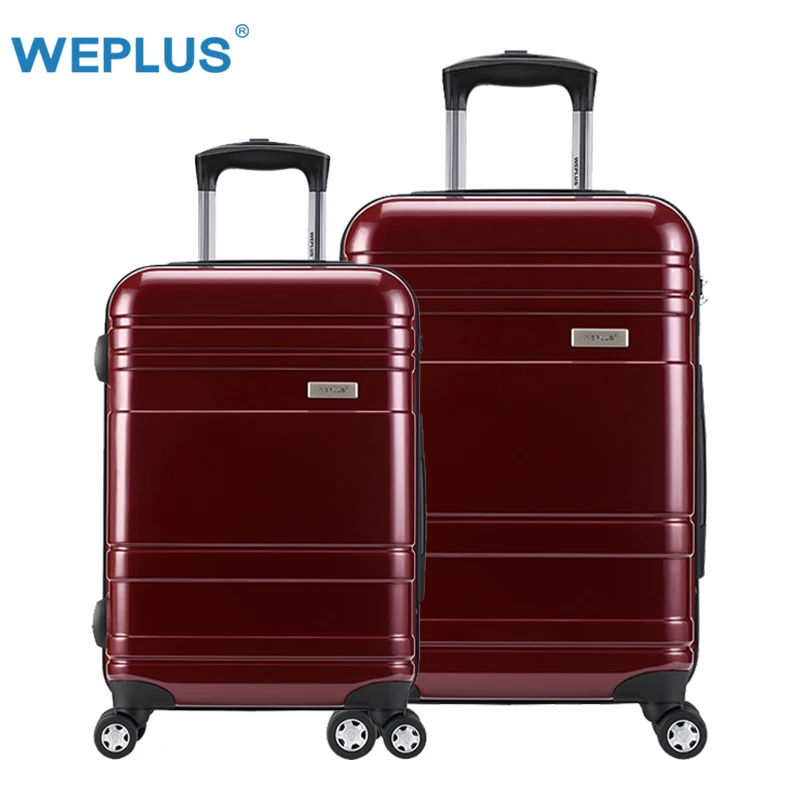 

2pcs/set 20 inch+24" Suitcases PC Rolling Luggage Suitcase With Wheels Trolley TAS LOCK Hardside Case Women Men Free Shipping