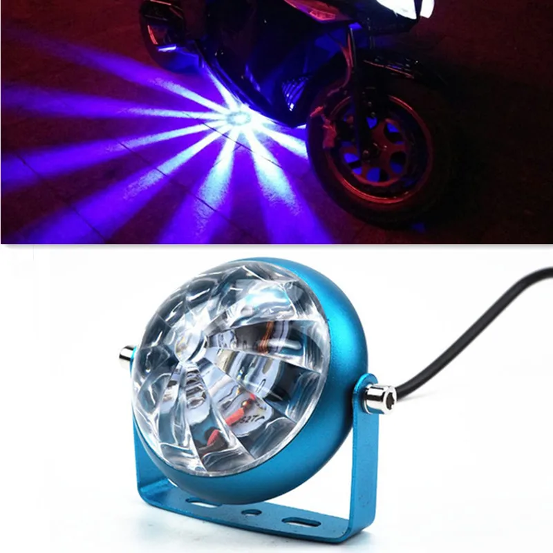 4 Colors Waterproof Motorcycle LED Laser Spot Light Fog Lights With