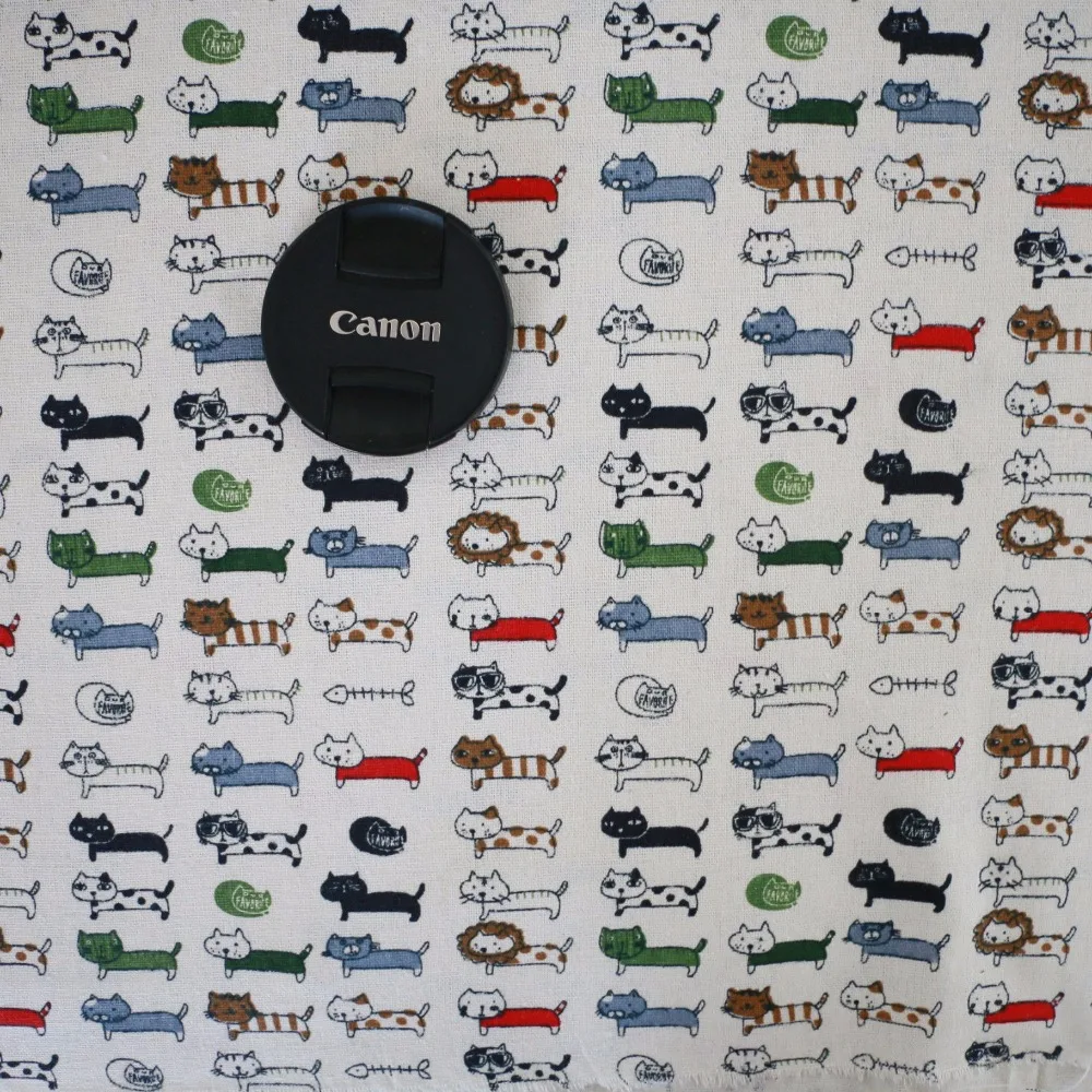 Ткань из хлопка и льна 50x150 см|crafts materials|cotton linen fabriclinen fabric |