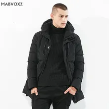 Зимние мужские парки с капюшоном, толстые куртки, длинная стильная теплая ветровка, модное пальто, военная Классическая брендовая одежда, мужская куртка