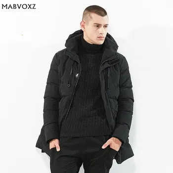 

Winter Snow Men Parkas Hooded Thick Jackets Long Style Warm Windbreaker Fashion Coat Military Classic Brand Clothing Man Jacket