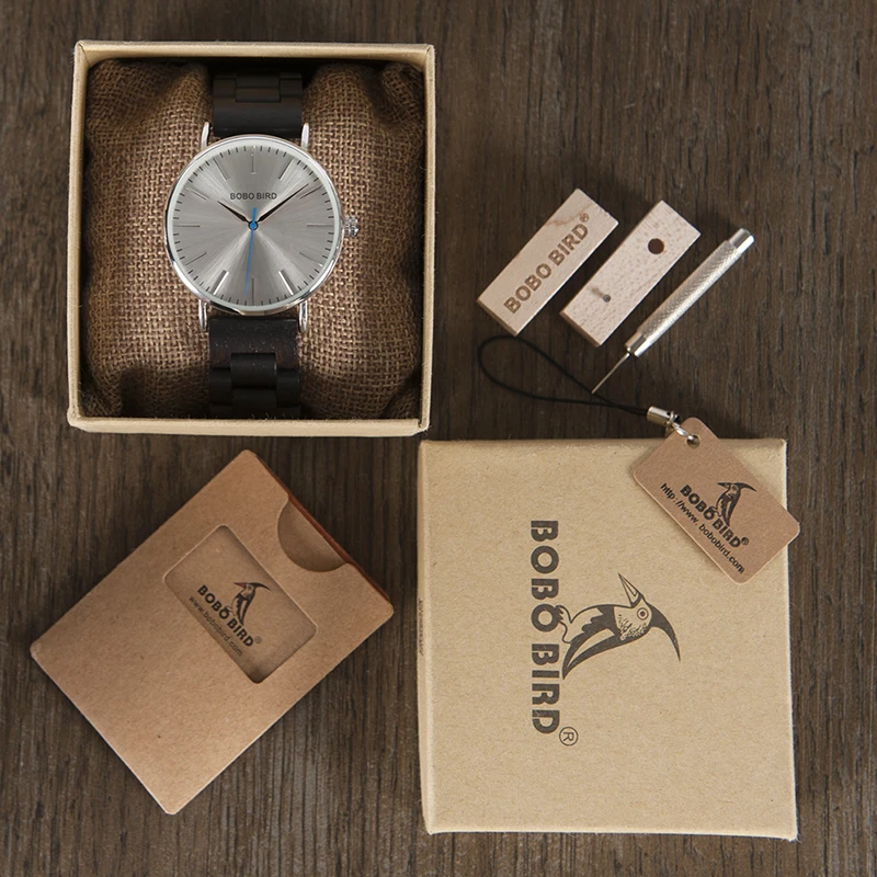 BOBO BIRD O15/O16 Luxury Brand Men Dress Watch High Quality Steel Case Quartz Wristwatch reloj hombre