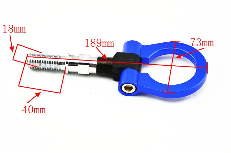 Высокое качество, Япония, модели автомобиля автомобильный буксировочный крюк кольцо глаз буксир Буксировка спереди и сзади синий буксирное кольцо