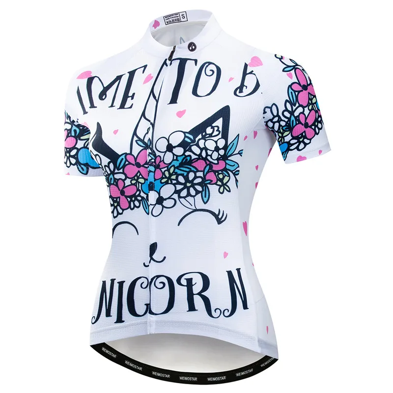 Weimostar Женская футболка для велоспорта, летняя дышащая одежда для велоспорта, быстросохнущая одежда для горного велосипеда - Цвет: Color 7