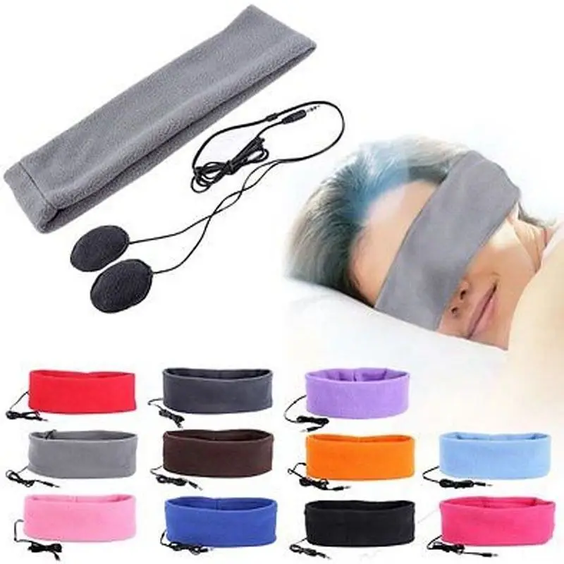 

Sleeping Soft Mask Cozy Sport Headband Headphone Earphone Headset for Cell Phone