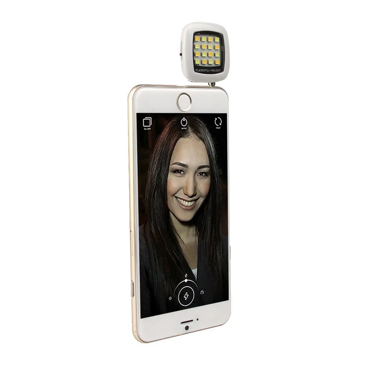 BESIUNI фотовспышка USB аккумуляторная 16 Led камера для фотографии селфи кольцевой