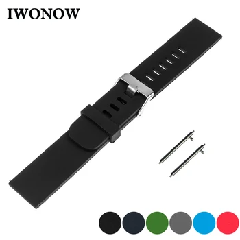 

Silicone Rubber Quick Release Watch Band 18mm for Asus Zenwatch 2 Women WI502Q Strap Wrist Belt Bracelet Black Blue Green Red
