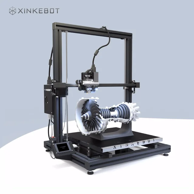 Best Quality Large 3D Printer Dual Extruder 3D Printer 410x410mm Heated Bed Xinkebot Orca2 Cygnus DIY 3D Printer Freebies 1 Roll of Filament