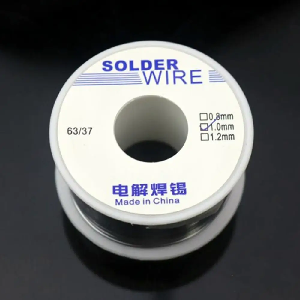 0.8/1MM 63/37 FLUX 2.0% Tin Lead Tin Wire Melt Rosin Core Solder Soldering Wire Roll Electrolytic Solder Wire