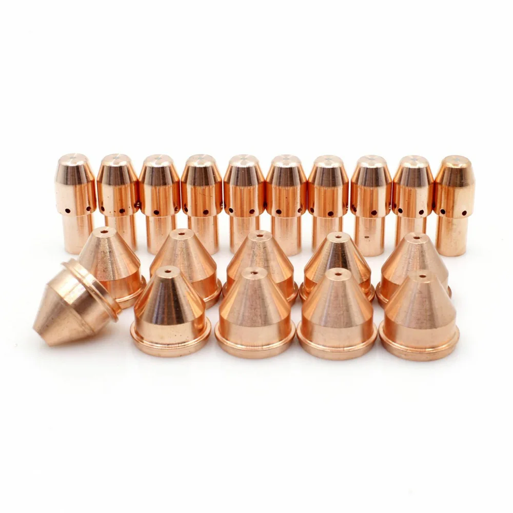 

20Pcs Plasma Electrodes set Replacement 0558800875 WSP-22301 Spare Welders Cutters For PT37 PT38 Industrial Durable