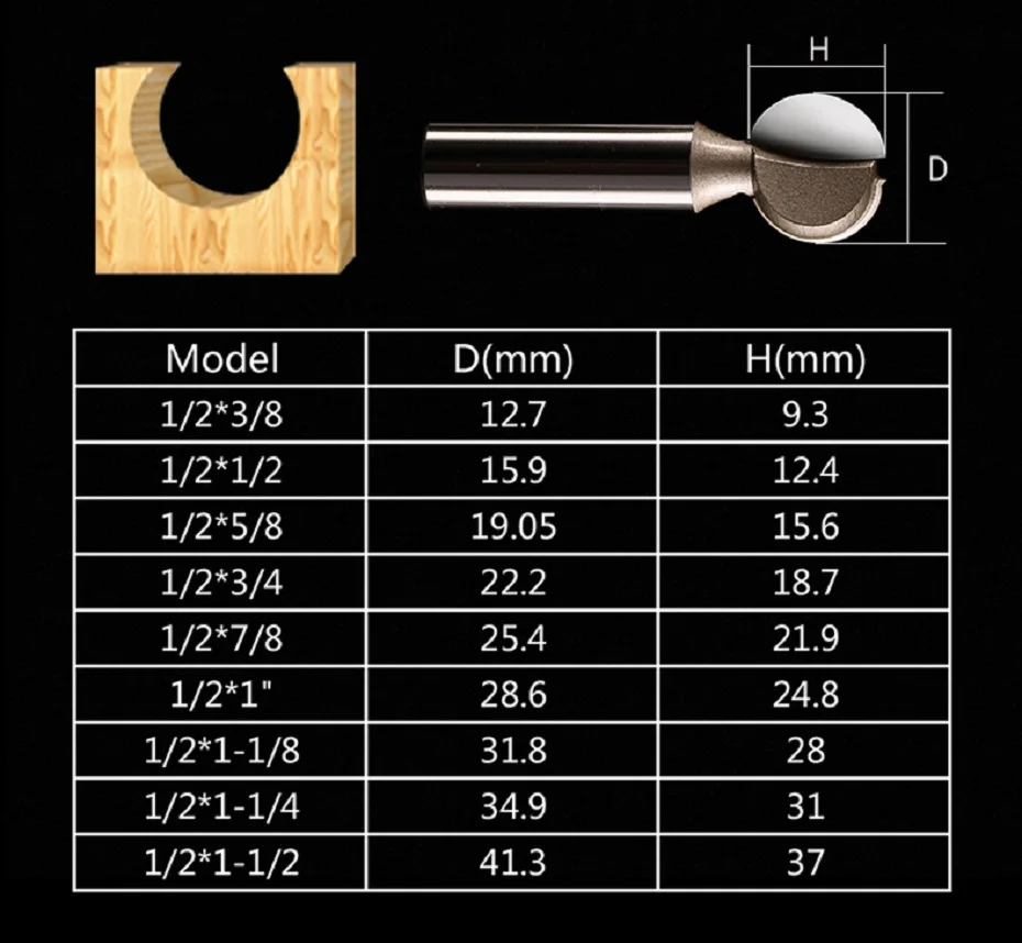 Round Carving Bit (4)