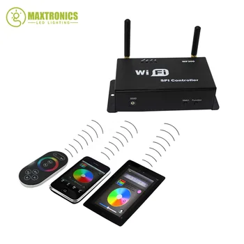 

WiFi 300 LPD6803 WS2811 WS2801 LED Strip Controller Touchable Screen Remote LED WiFi300 SPI Controller Free shipping