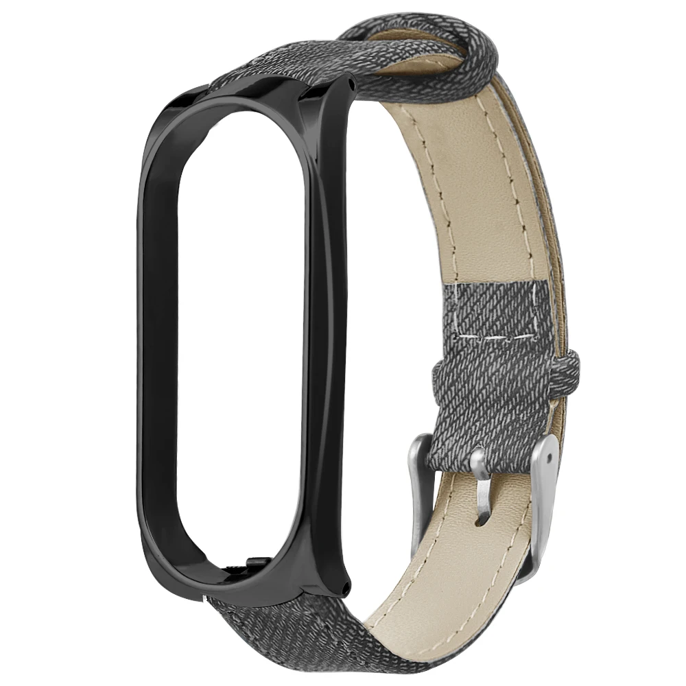 AKBNSTED для Xiaomi Mi Band 4 ковбойские Сменные наручные часы ремешок металлический корпус