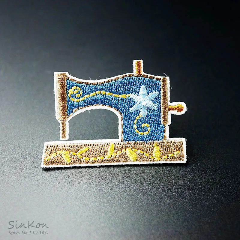 

Sewing Machine Size:3.5x4.9cm DIY Patches Cloth Patch Embroidered Cute Badges Hippie Iron On Cartoon Patches For Clothes Sticker