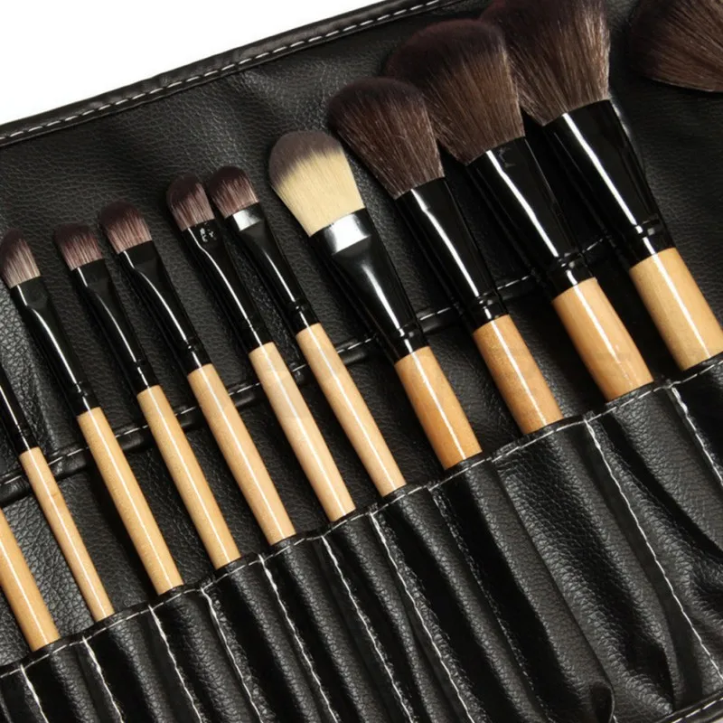 

24Pcs/set Makeup Brushes Set Powder Foundation Eyeshadow Eyeliner Lip Cosmetic High Quality Soft Taklon Hair Professional Brush