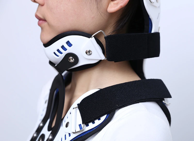  Medical Neck Support Orthosis Adjustable Cervical Collar Device Fixed Traction Braces Vertebra Reha