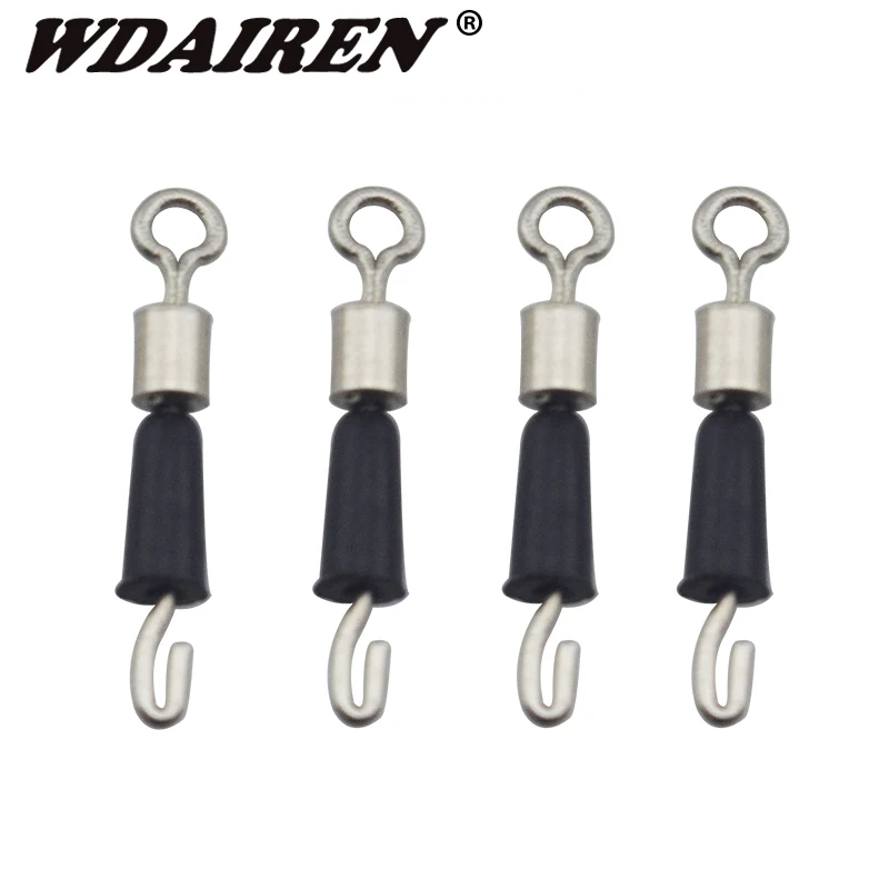 WDAIREN 100pcs/lot Ball Bearing Swivel Solid Rings Fishing Connector