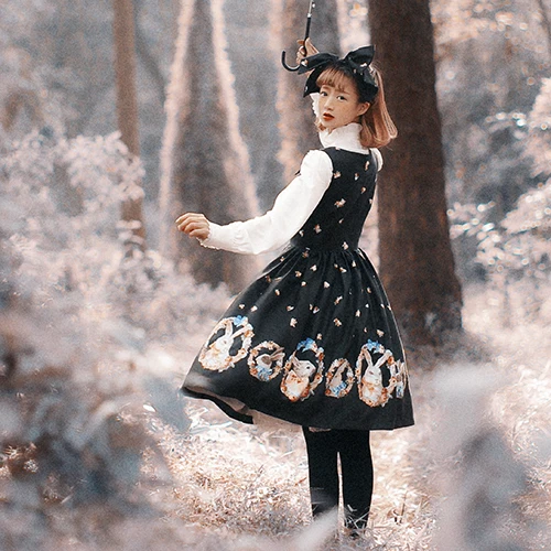 

Vestido De Festa Limited Vadim Dress Women Free Shipping 2019 The New Women's Wear Lolita Animal Party Led Fairy Vest Dress