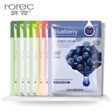 2018 HOREC Brand Moisturizing Face Mask Aloe Honey Olives Cucumber Pomegranate Blueberry Sheet Oil Control Korea face care | Красота и
