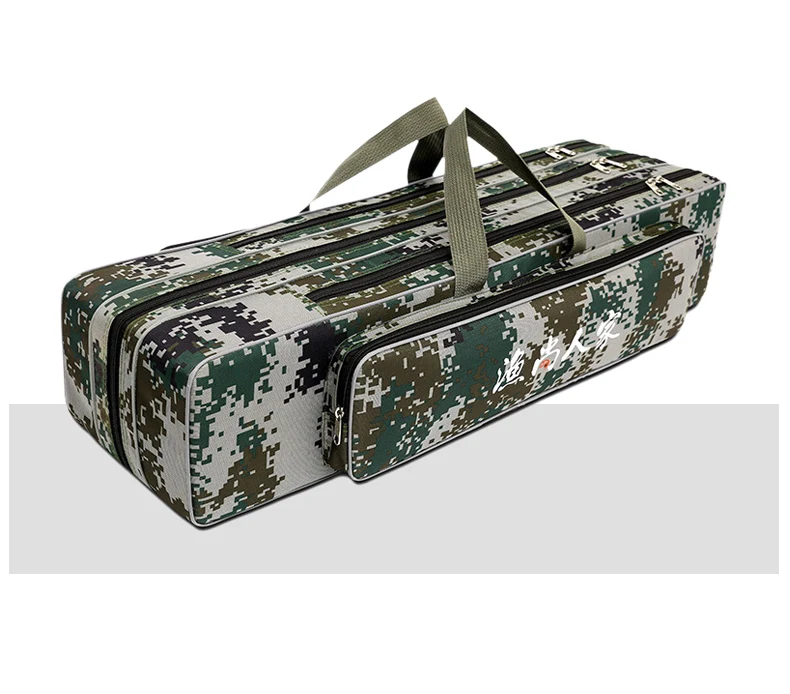 Bolsa de Pesca Vara de Pesca Multifuncional ao ar Ombro Portátil Bolsa - 3 Camada 80 90 120cm Armazenamento Livre Xa75g Mão 2 17 de pesca saco 2 3 camada 80