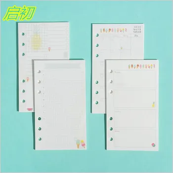 

20 sheet/pack Summer Series Notebook Papers Inner Pages for daily planner Day Planner a5 a6 a7 Weekly Monthly Plan Filofax