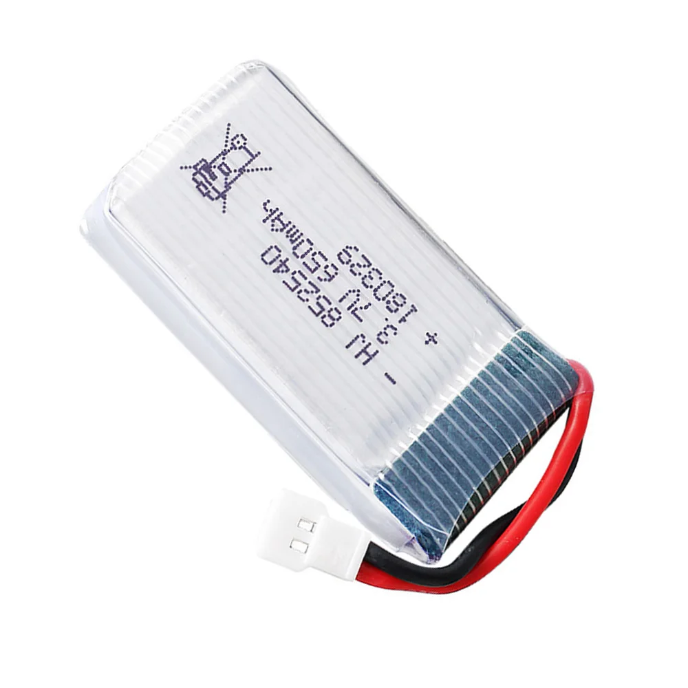 Литий полимерный аккумулятор 3 7 в 650 мАч 30C для Syma X5C 1 X5 X5SC X5SW X6SW H9D H5C LiDiRC L15FW