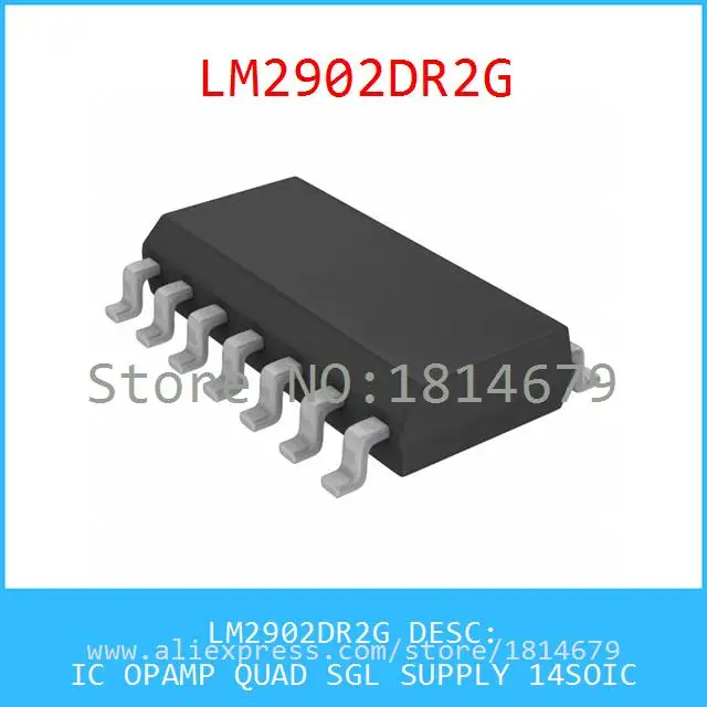 Бесплатная Доставка 5 Шт./лот LM2902DR2G IC ОПЕРАЦИОННЫЕ УСИЛИТЕЛИ QUAD SGL ПИТАНИЯ 14 SOIC 2902