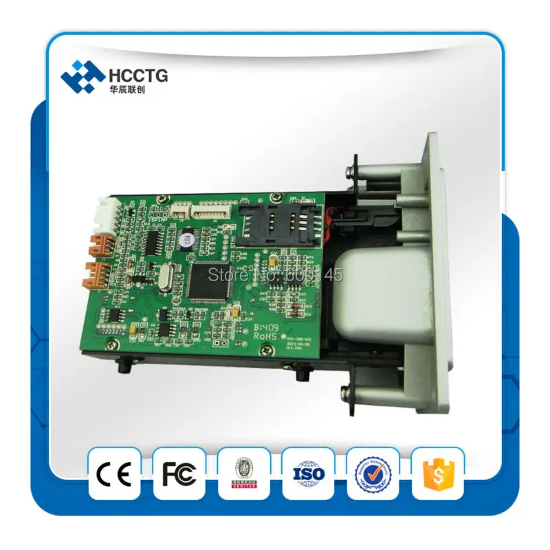 Chino 13,56 MHz serie Atm de lector de tarjeta de Chip, escritor/dispensador de tarjetas kiosk. HCRT288K - 2