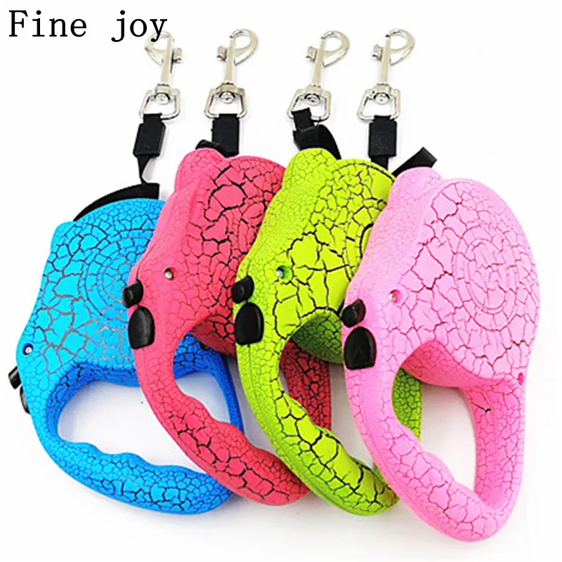 Fine joy Dog Leash 5M Automatic Pet Dog Leashes Retractable Extending