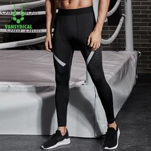 Vansydical, новинка, мужские компрессионные трико для бега, спортивные Леггинсы, трико, мужские леггинсы для фитнеса, тренажерного зала, дышащие баскетбольные штаны