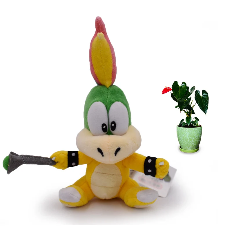 

Anime Super Mario Bros Koopalings Lemmy Hip Peluche Doll Plush Soft Stuffed Baby Toy Great Christmas Gift For Children