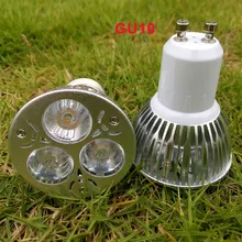 GU 10 светодиодный лампы пятно света 3 светодиодный s AC 85~ 265 В теплый холодный белого и синего цвета красный желтый и зеленый цвета GU10 высокое Мощность Вт светильники Lamparas
