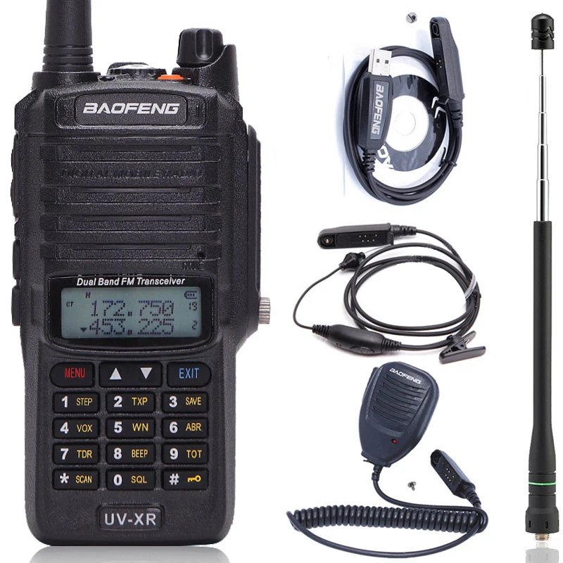 

Baofeng UV-XR Handheld Walkie Talkie Portable Radio 10W High Power IP67 WaterProof VHF UHF Dual Band Two Way Radio