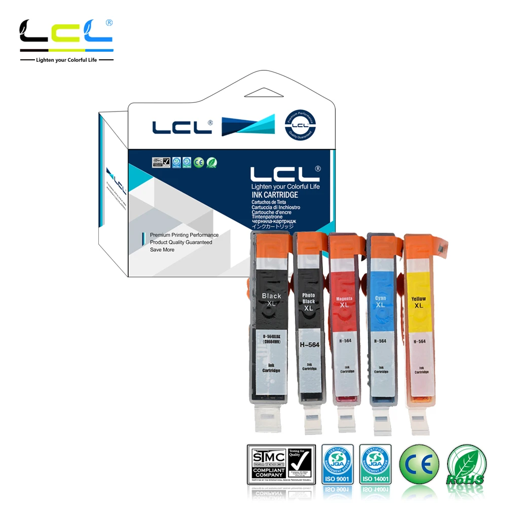 HP 564XL  KCMYPBK