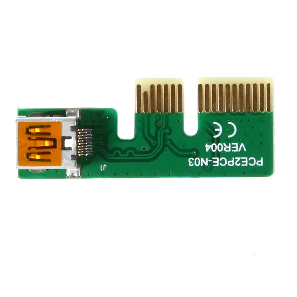 Мини PCI E Express расширение 1X переходная карта питания USB 30 см удлинитель кабеля 4 Pin