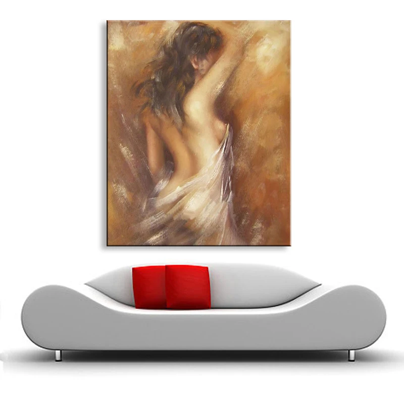 

Wholesale oil painting Nude Sexy Female Lady Woman Modern Wall Decor Art Oil Painting On Canvas DY-112