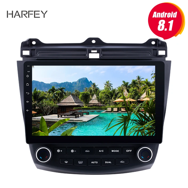 

Harfey Car Multimedia player Quad Core Android 9.0 10.1 inch 2DIN Wifi GPS Radio For Honda Accord 7 2003 2004-2007 support DVR