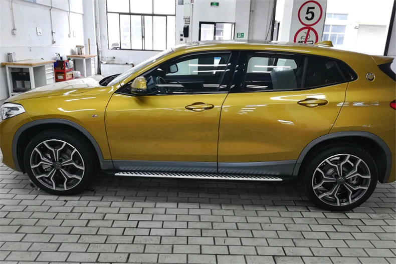 Новое поступление ходовой панели для BMW X2 F39 боковые шаг бар педали, отличный алюминиевый сплав+ ABS