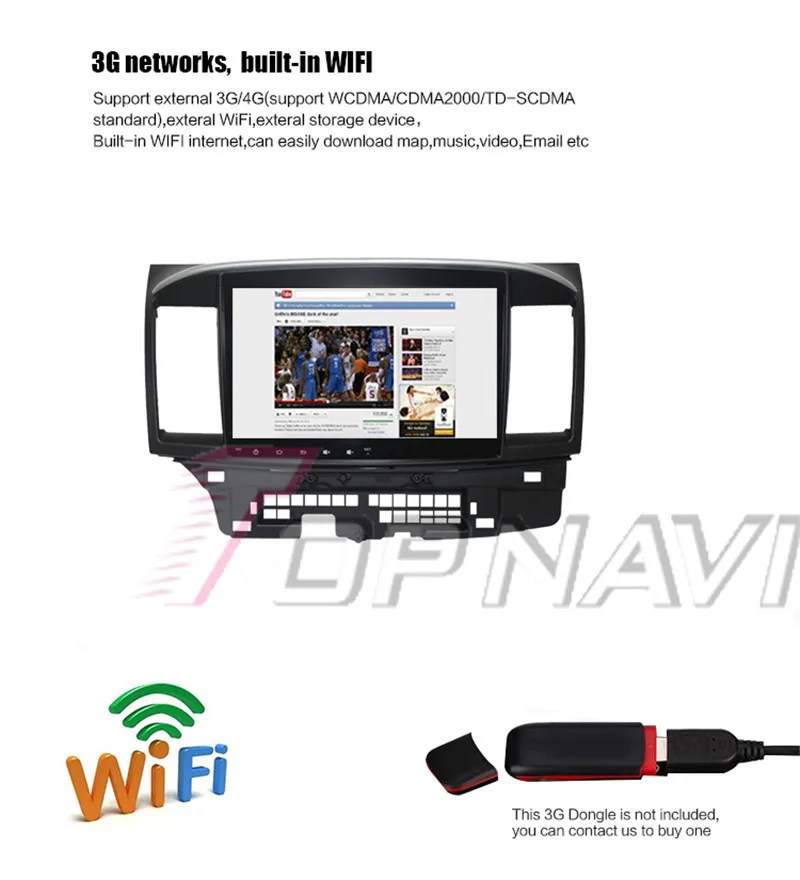 Excellent 2 Din Android 8.1 10.1 Inch Car GPS Navigation Multimedia player For Mitsubishi Lancer EX 2010 2011 2012 2013 2014 -2016 Stereo 10