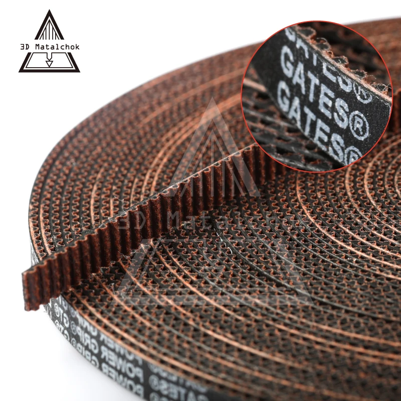 3D принтер высшего качества Ширина ремня ГРМ 6 мм 9 10 GT2 2GT для reprap Prusa i3 Kossel|Детали и