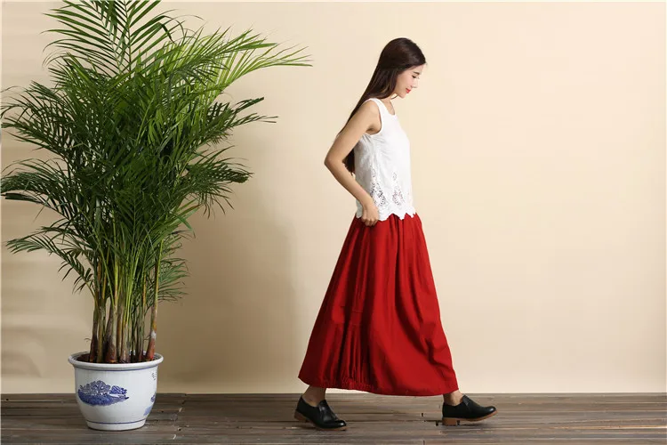 linen skirt long (9)